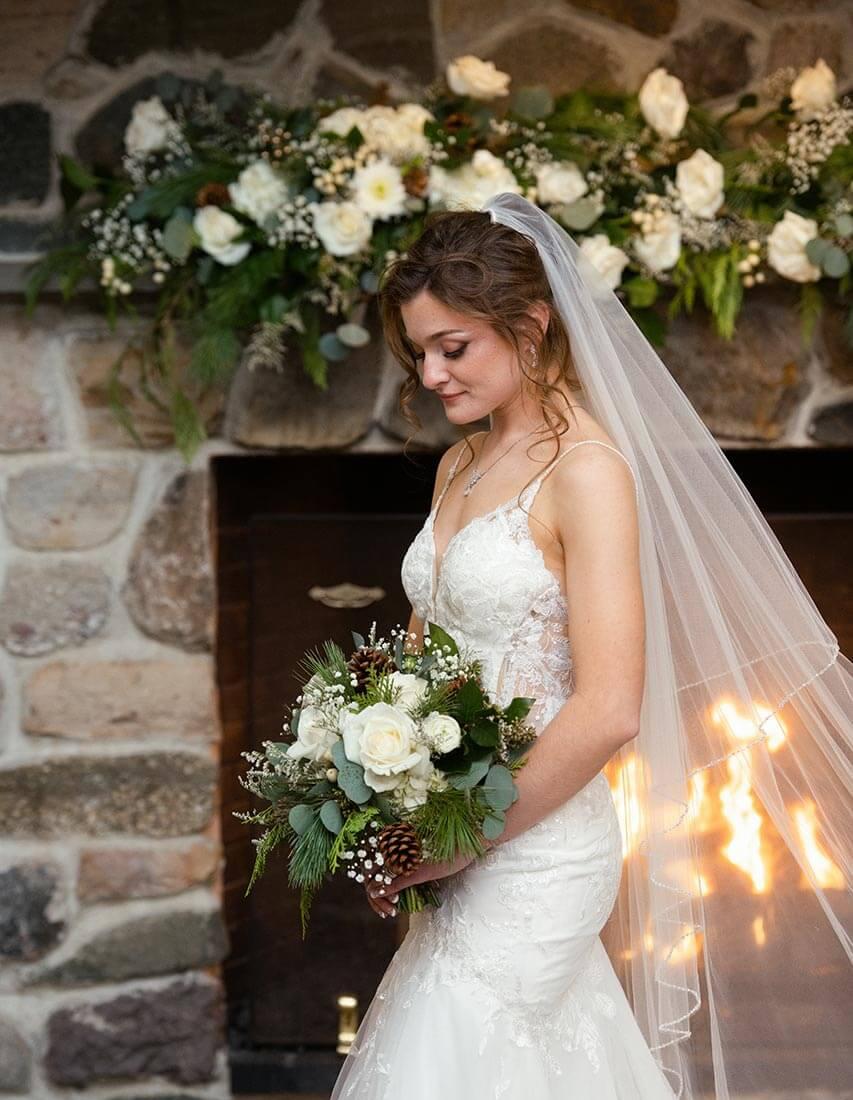 Elegant Bride Portrait | Massachusetts Wedding Photography